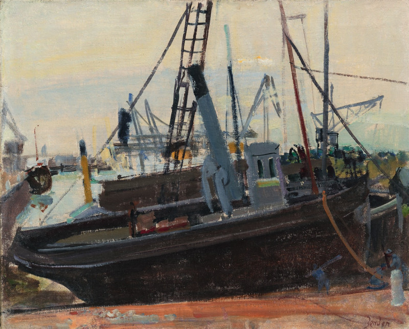 Les chalutiers au port, Dieppe ca