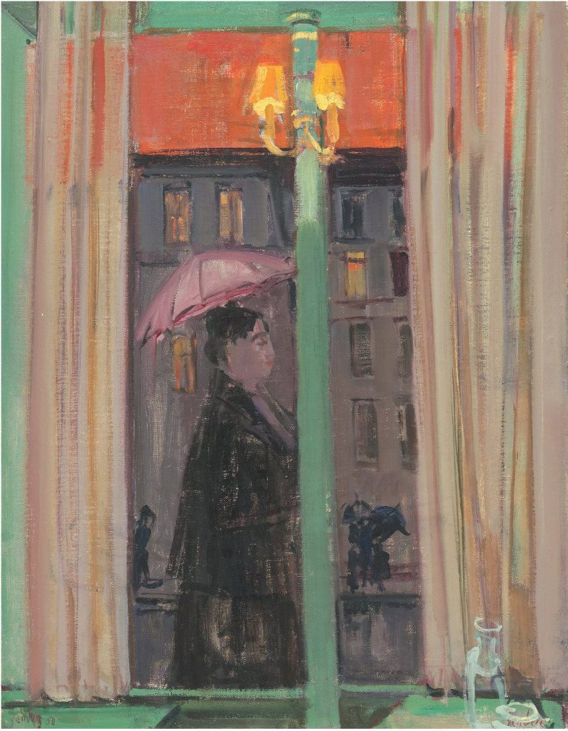 Blick aus dem Café, 1950.