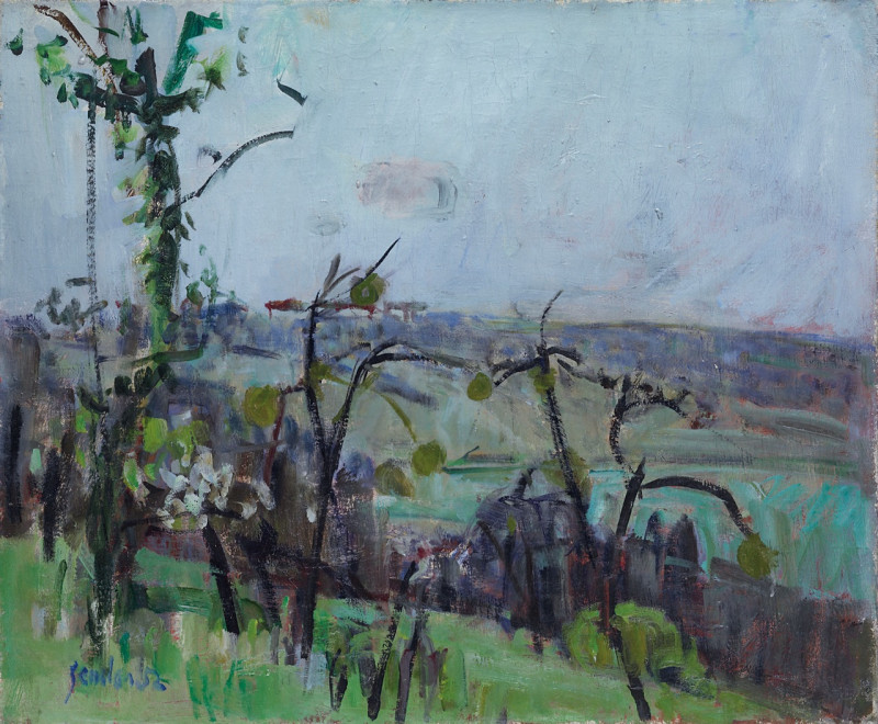 Le jardin de Mitheuil, mit Blick auf die Ebene von Coutommiers, 1952