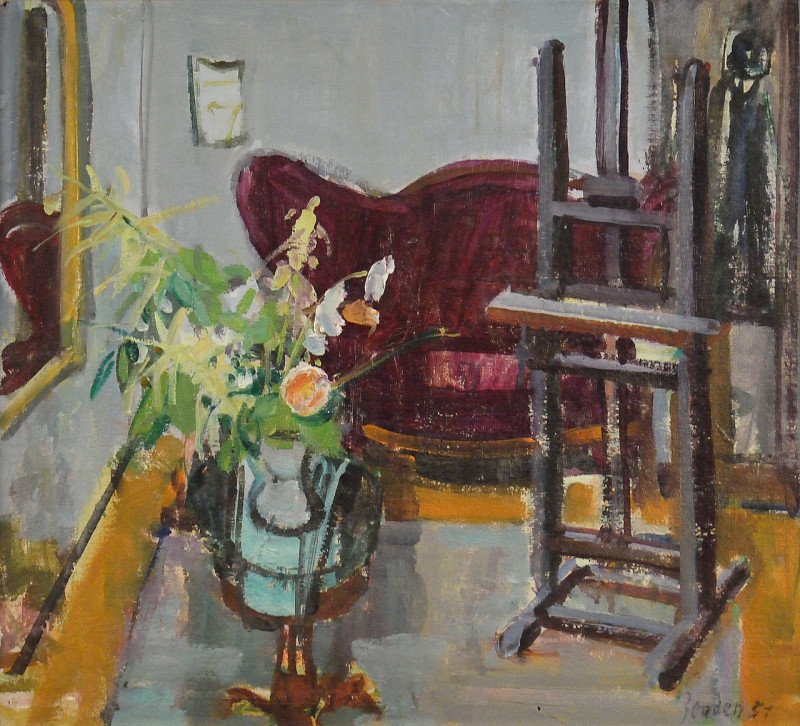 Intérieur mit Staffelei, 1951