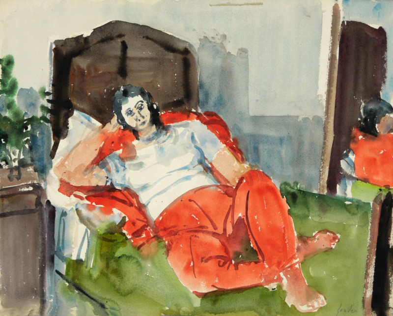 Studierende auf dem Bett