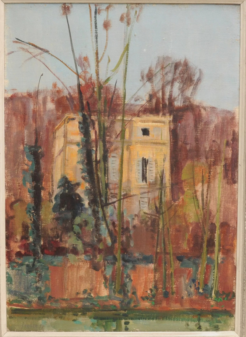 Gelbe Villa am Fluss, 1952
