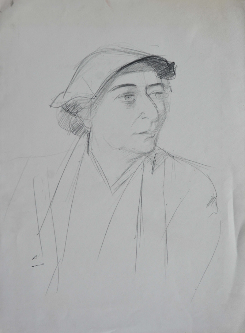 Porträt einer Dame mit Hut