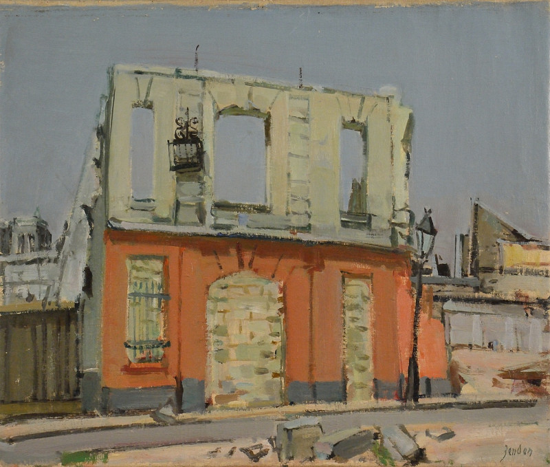 La maison bombardée, um 1950