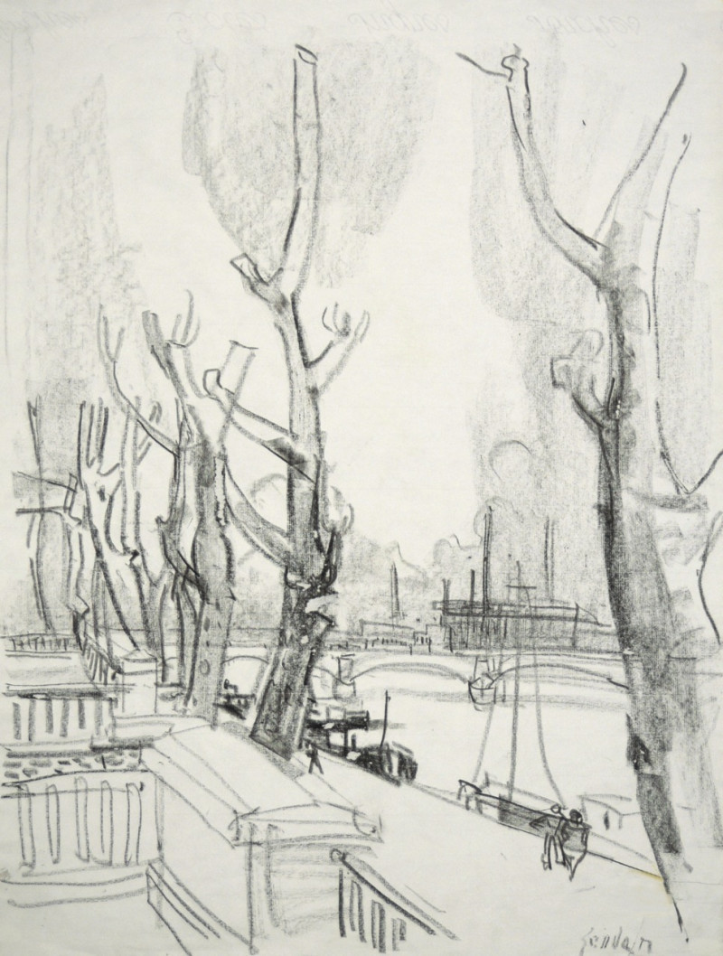 Platanenallee an der Seine