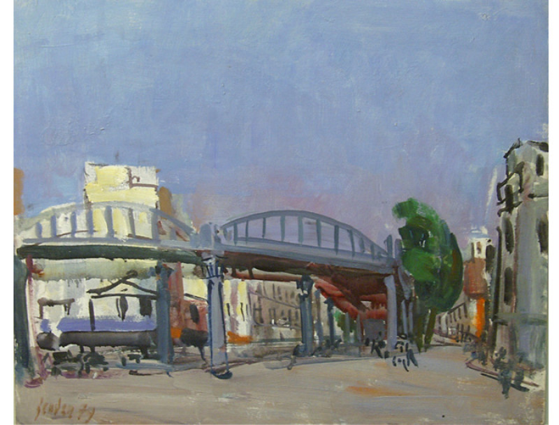 La Ligne du métro à Montmartre, 1979