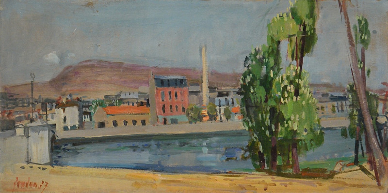 Au pont de Suresnes, wohl 1957