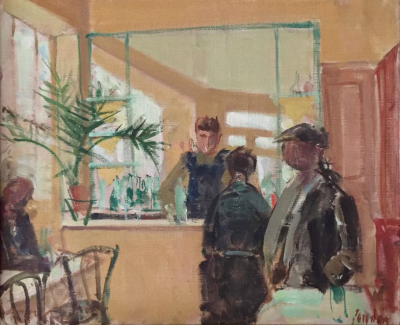 Le bistro des charbonniers, wohl ca. 1949/50