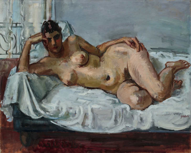 Liegender Akt (Trudi),1939