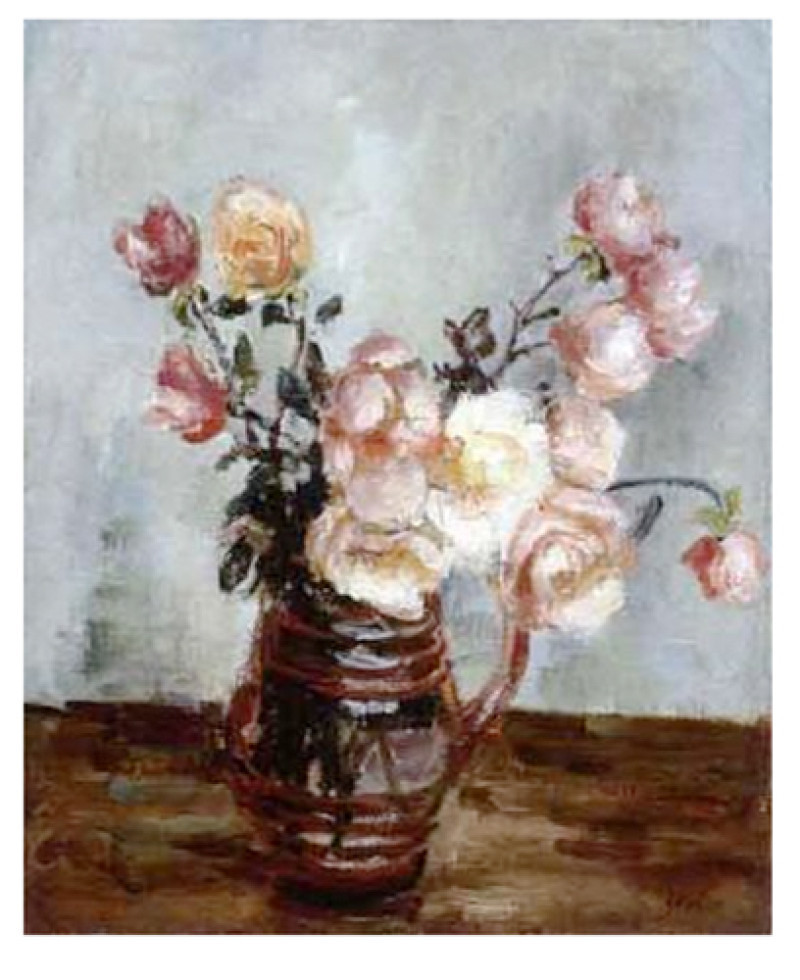 Blumen in Tonvase