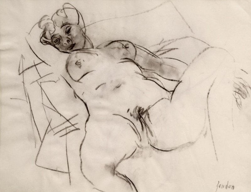 Liegender weiblicher Akt