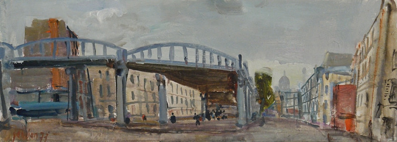 La Ligne de Métro à Montmartre, 1973