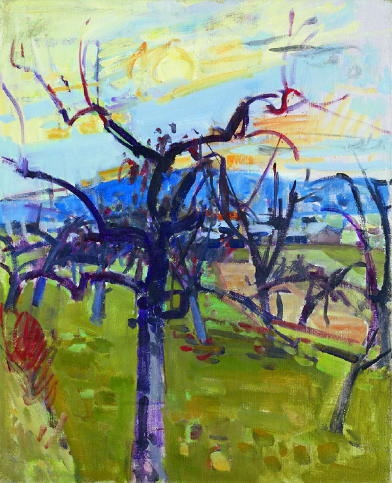 Vorfrühling bei Hegi, um 1945