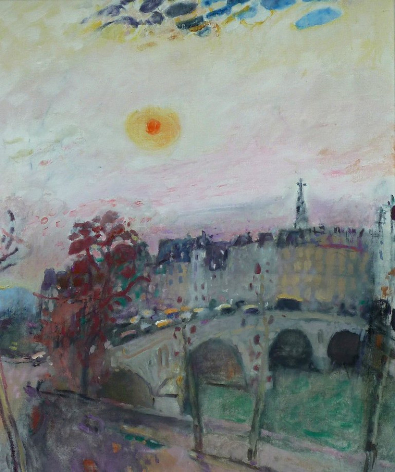 Morgensonne über Paris