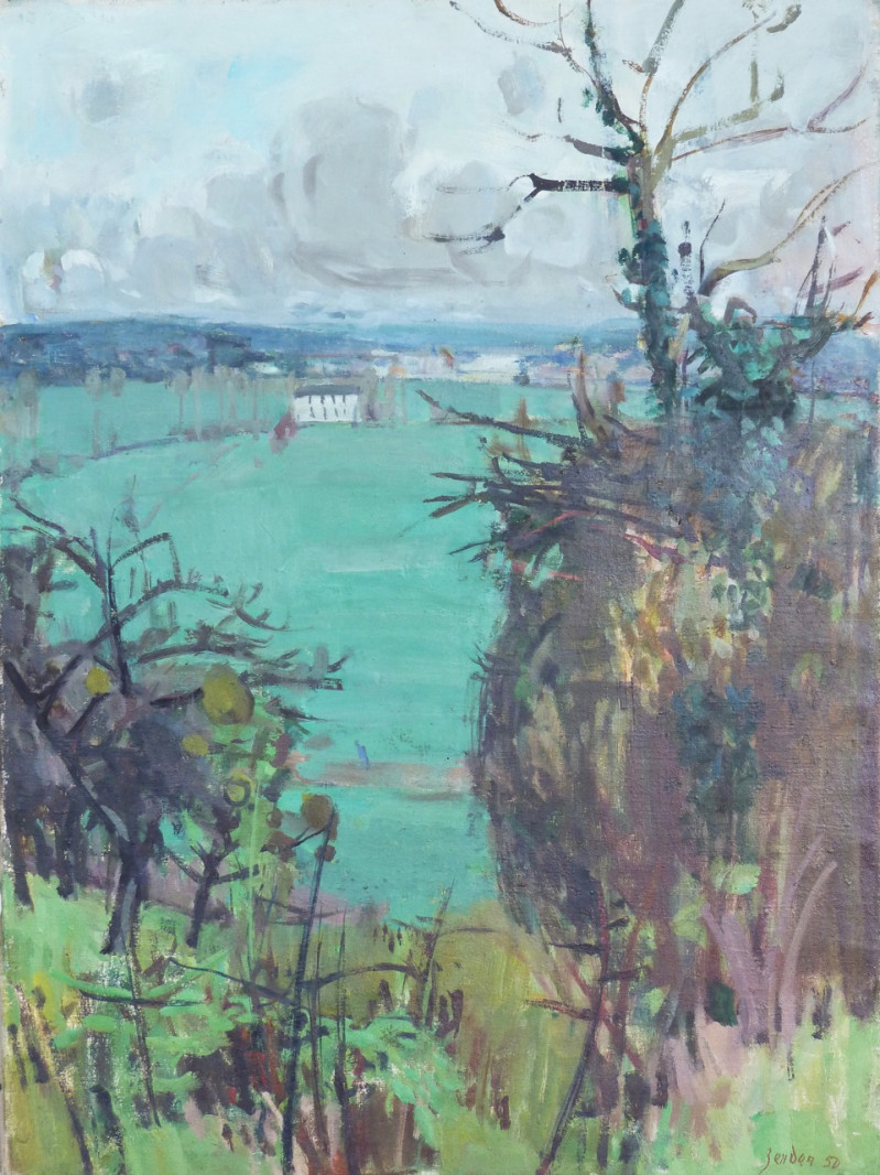 Im Garten von Mitheuil, 1950