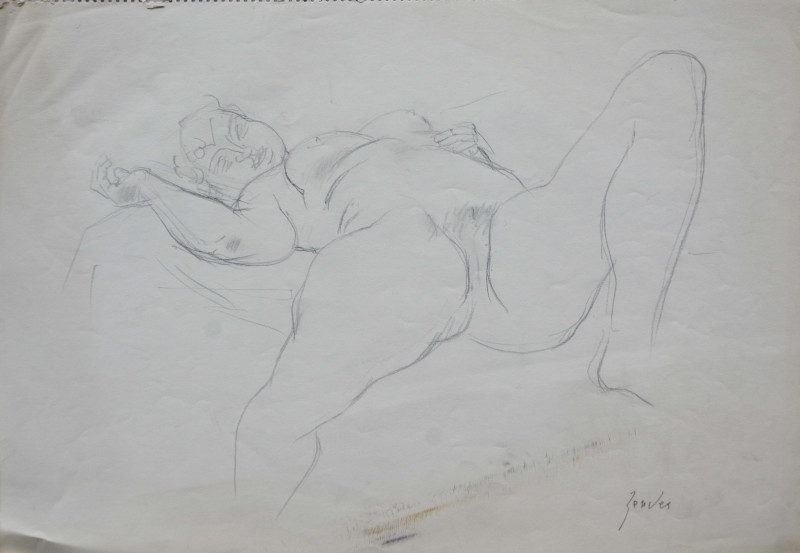 Liegender weiblicher Akt