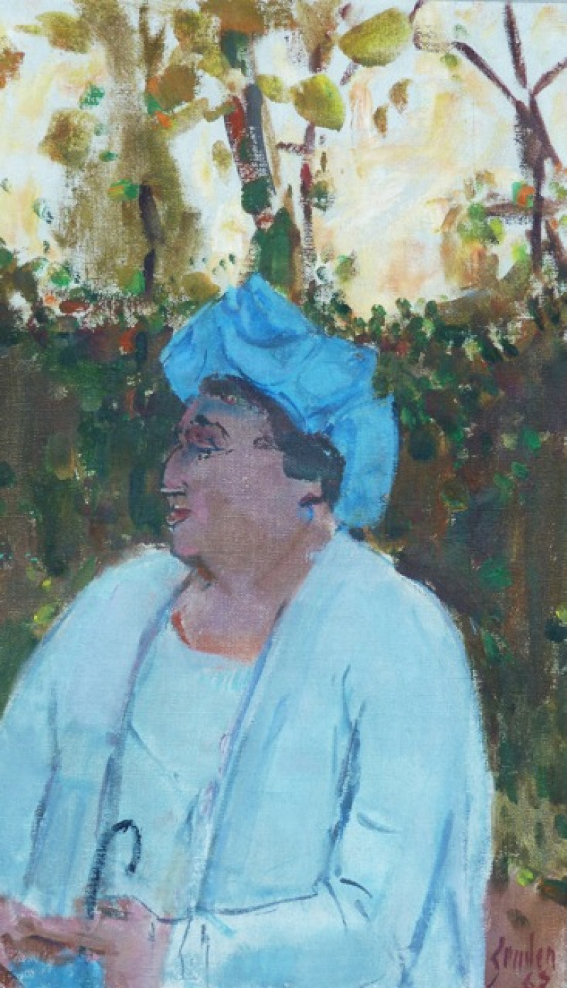 Portait au chapeau bleu, 1967