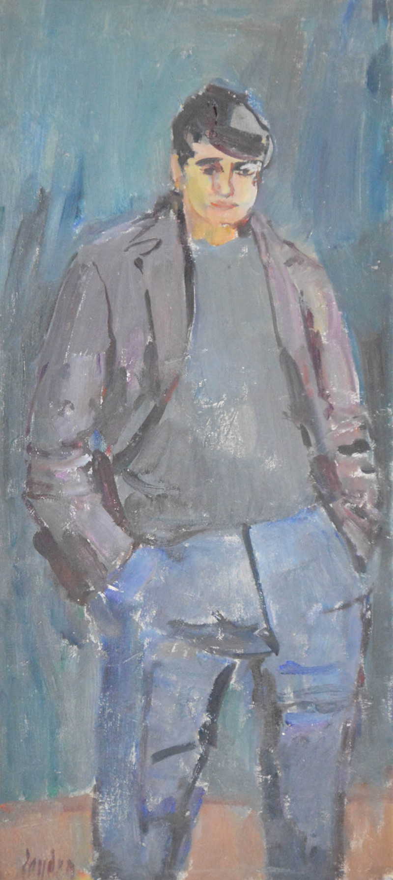 Männerporträt, "Jeune charmeur"