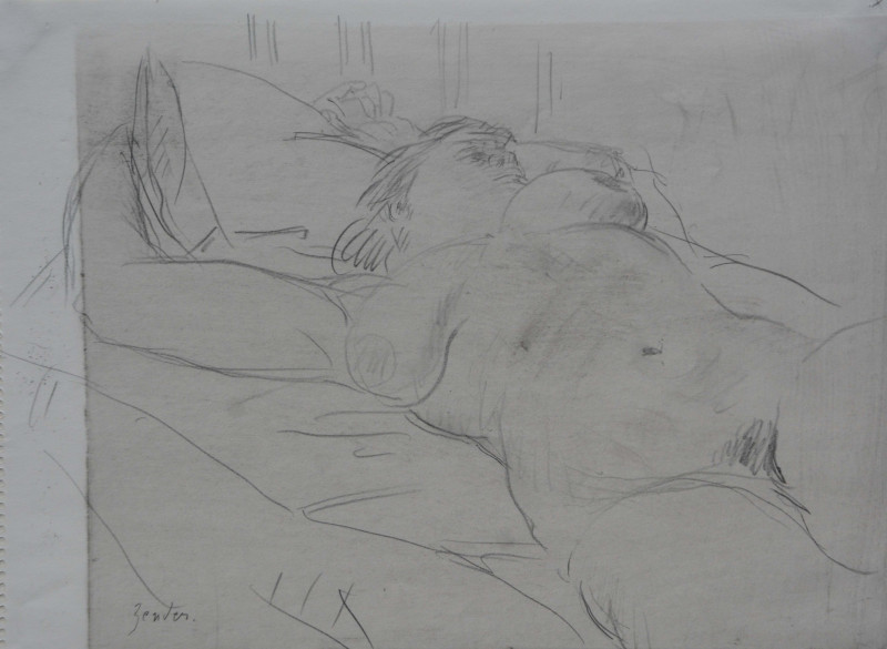 Liegender weiblicher Akt