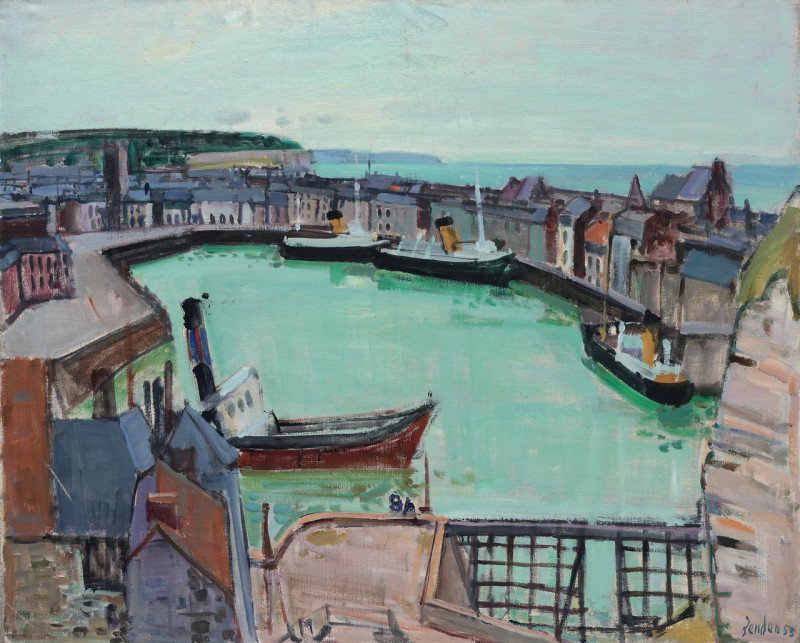 Le bassin de Dieppe 1955