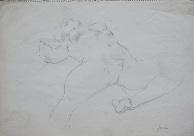 Liegender weiblicher Akt