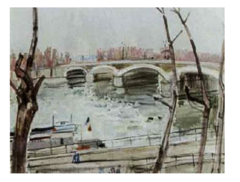 Brücke über der Seine, 1959.