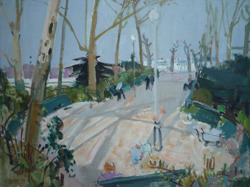 Le parc en mars, 1959