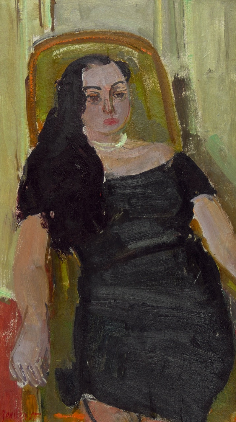 L'Espagnole aux cheveaux déployés, 1955