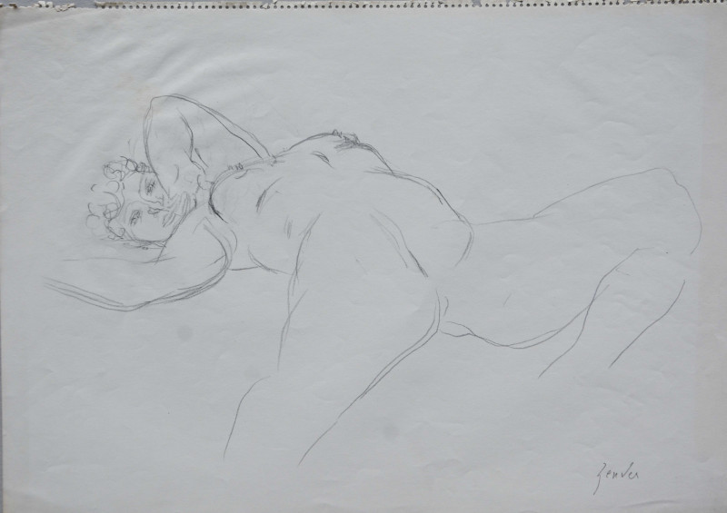 Liegender weiblicher Akt