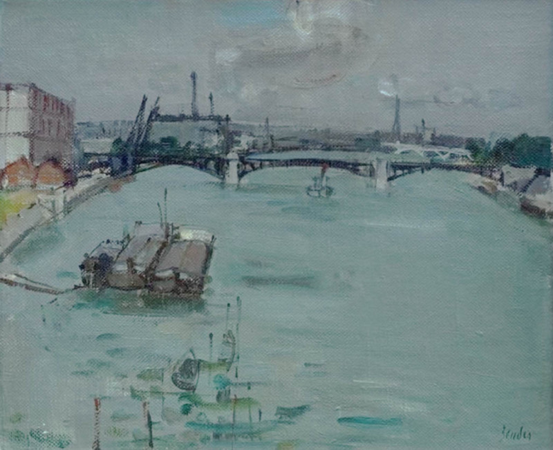 Blick auf die Seine in Paris