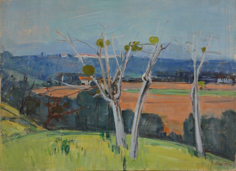 Les arbres brulées, 1956
