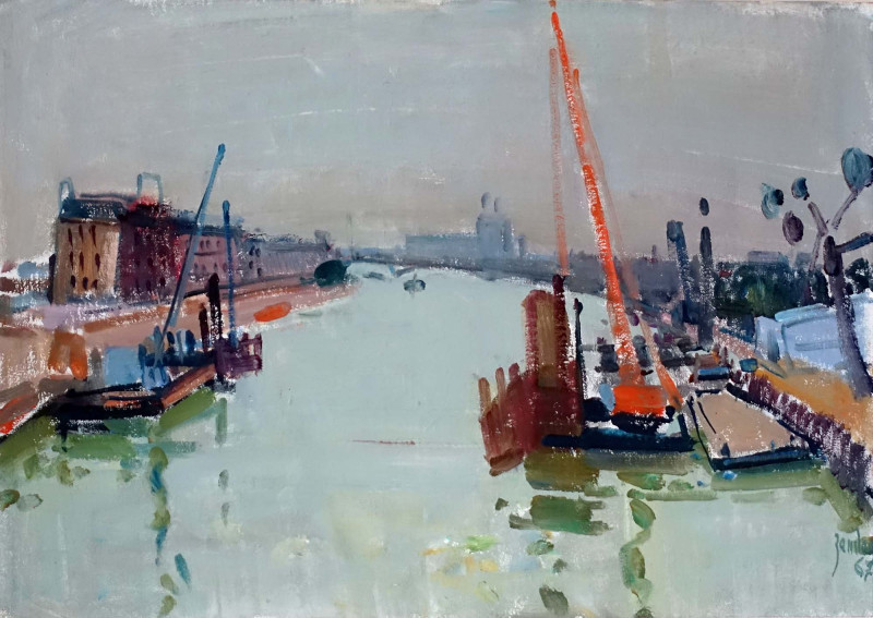 Construction d'un pont (Seine), 1967