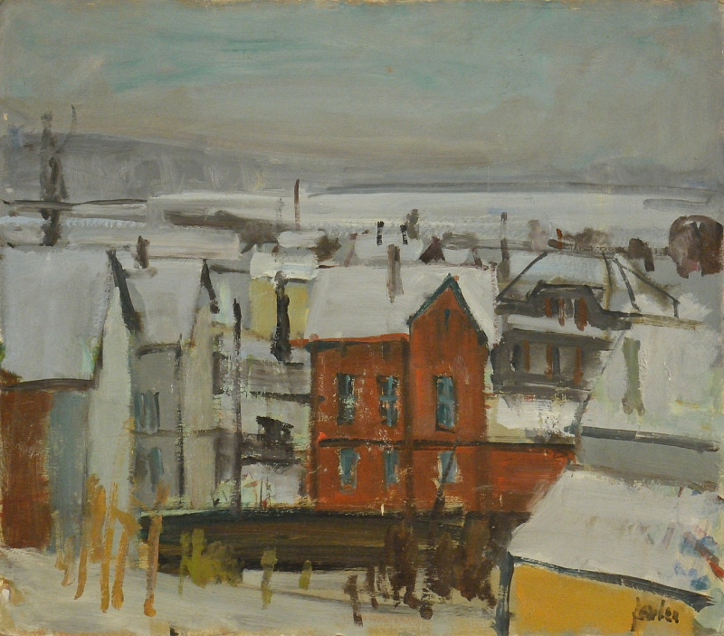 La maison rouge à Winterthur, verso Stillleben