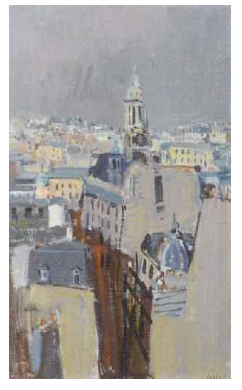 Über den Dächern von Paris.