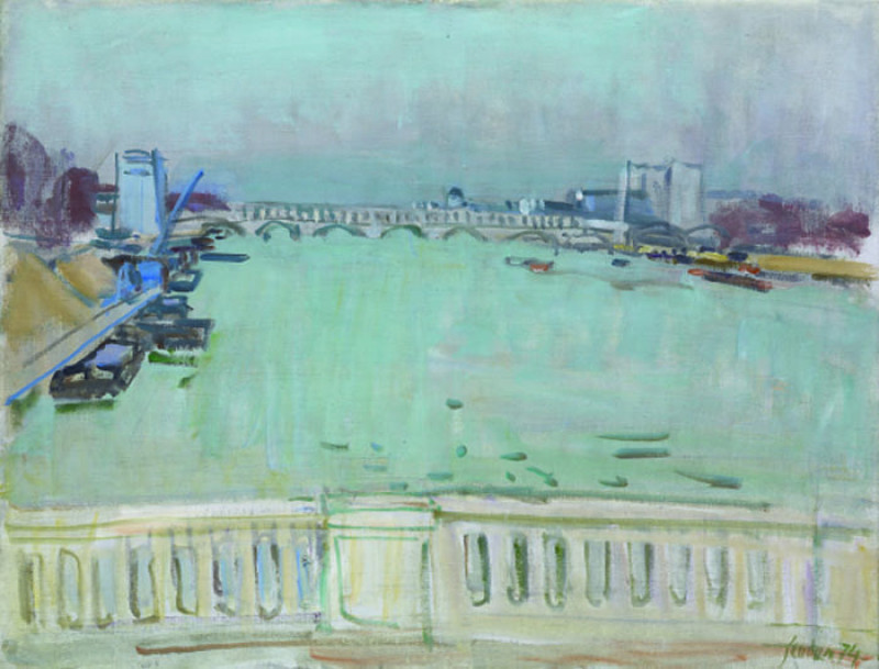 Sur le pont Dolbiac, 1974