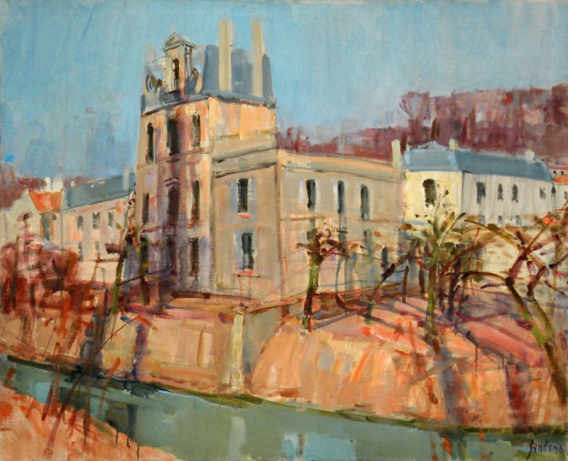 Le canal en mars, 1965