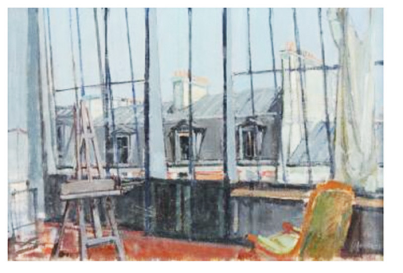 Atelier Rue Beaunier, 1947