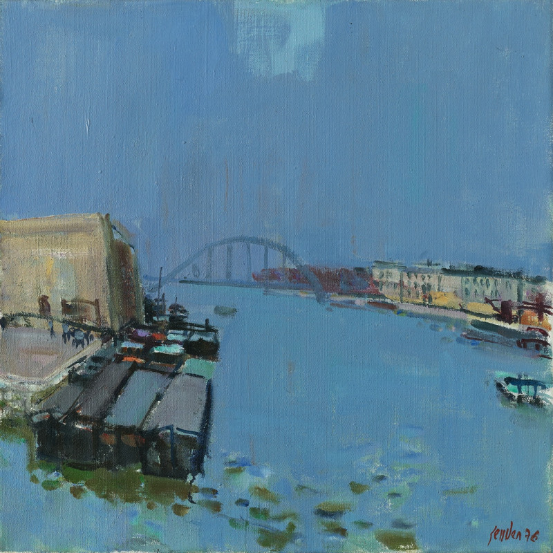 Chalands sur la Seine, 1976