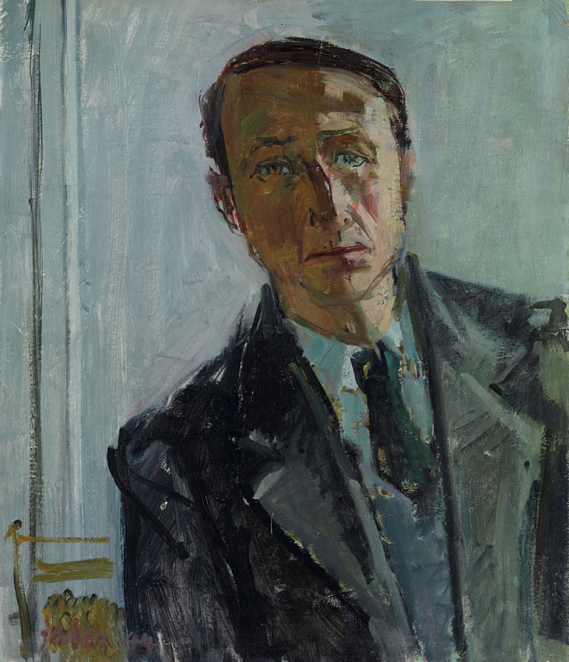 Selbstporträt mit Krawatte, 1944