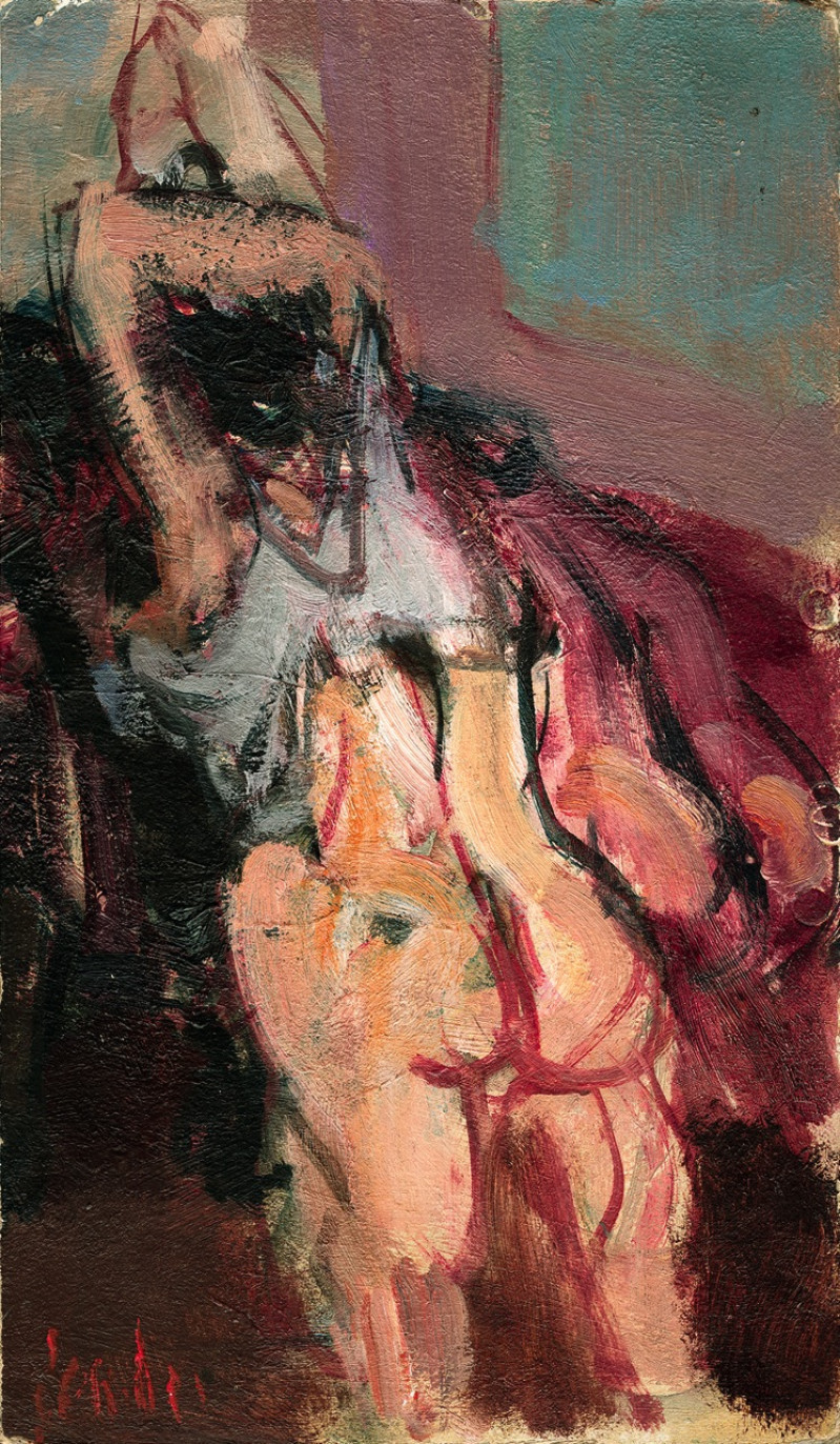 Etude pour la tentation, weiblicher Akt