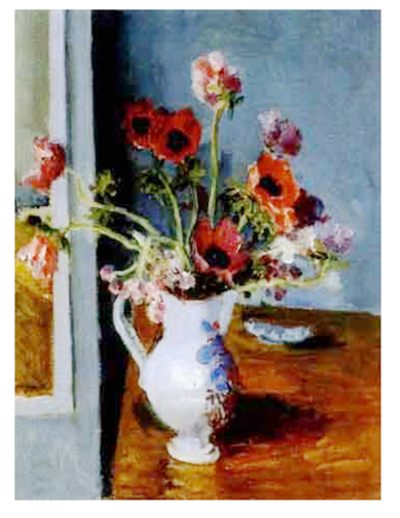 Anemonen in Keramikvase