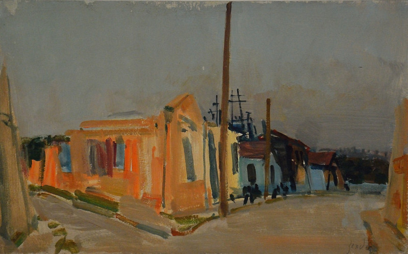 Rue de banlieue en démolation