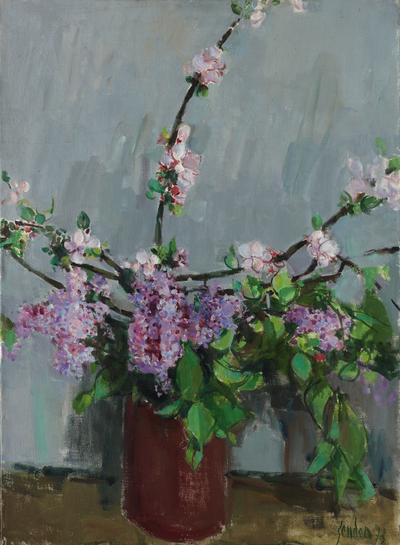 Flieder und Apfelblüten, Mitheuil 1973