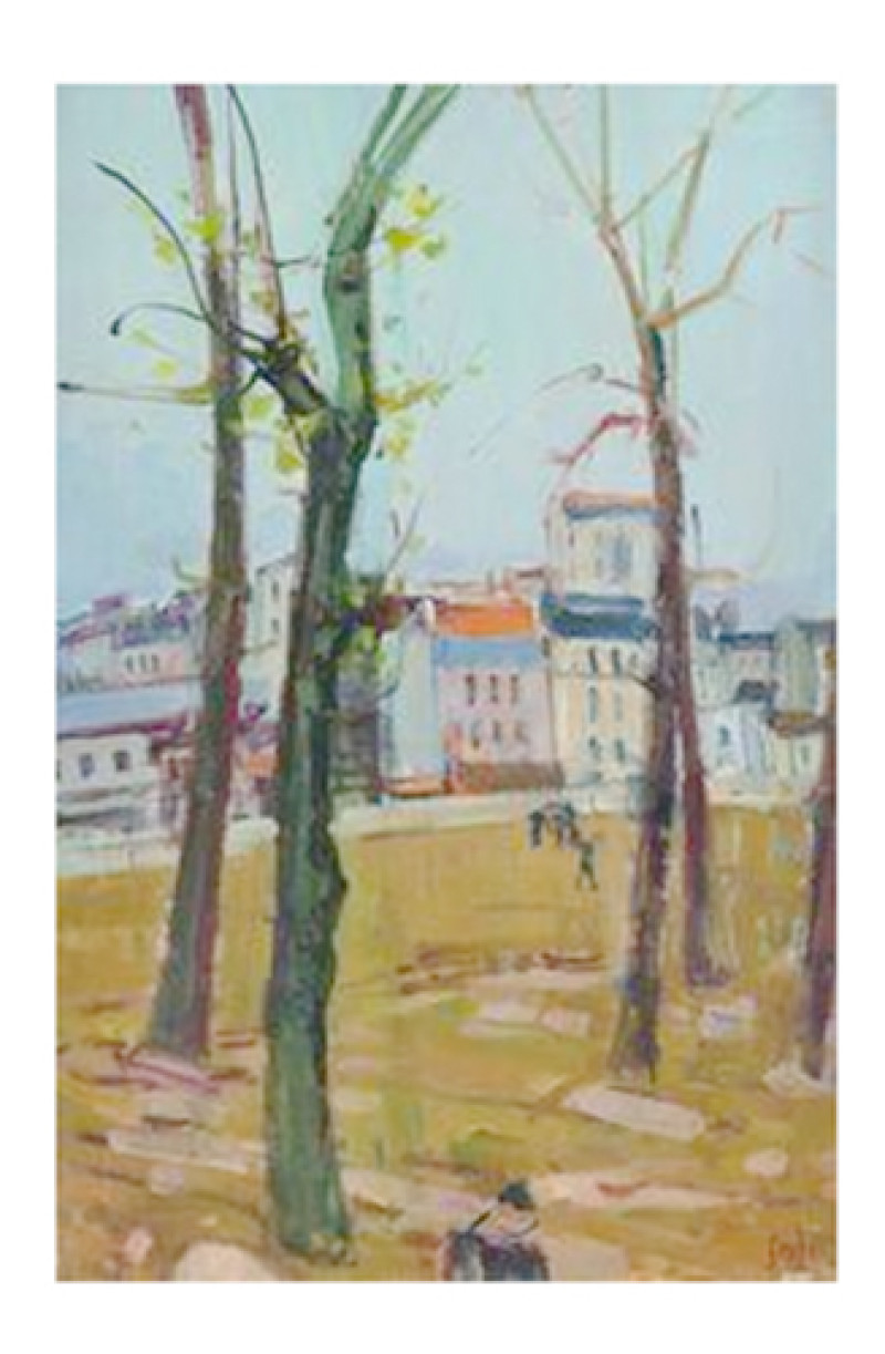 Vorfrühling in Paris, 1957.