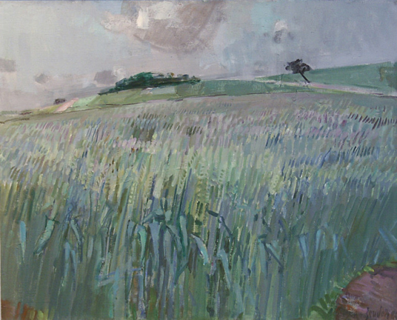 Kornfeld bei Oberwil, 1980