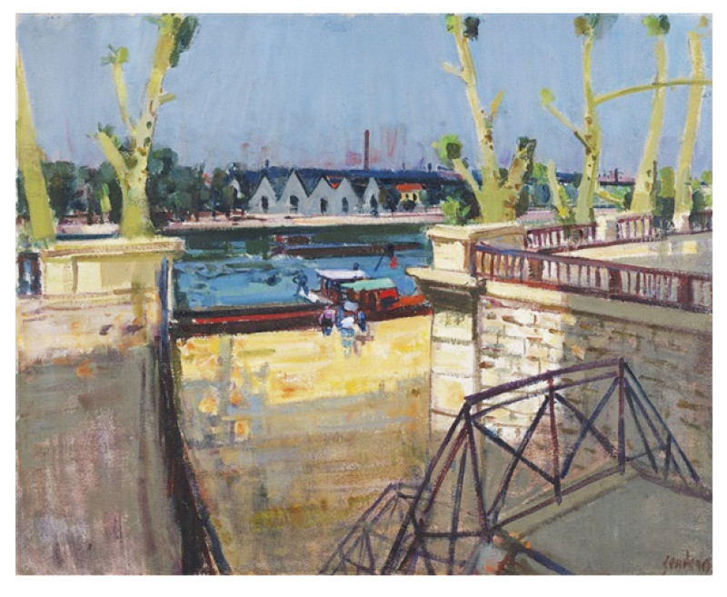 Treppen zur Seine, 1963