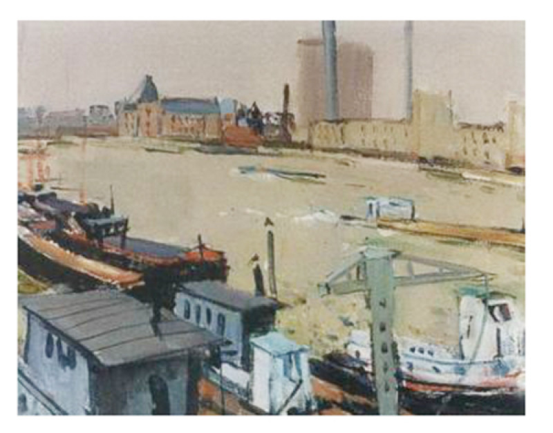 La Seine, vue depuis le Pont de Bercy