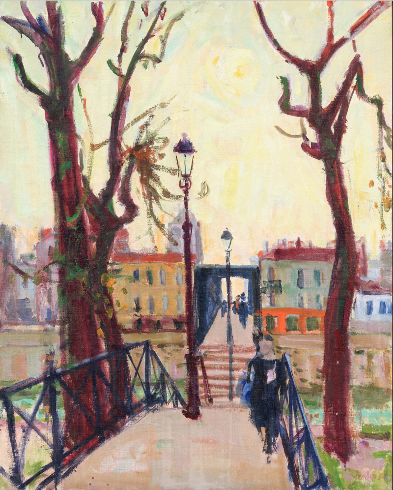 Pont des arts, 1954.