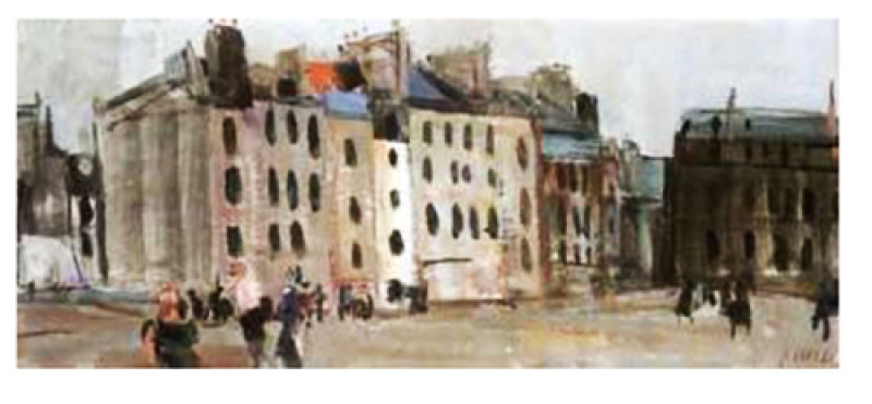 Faubourg Beaubourg, Paris, 1964