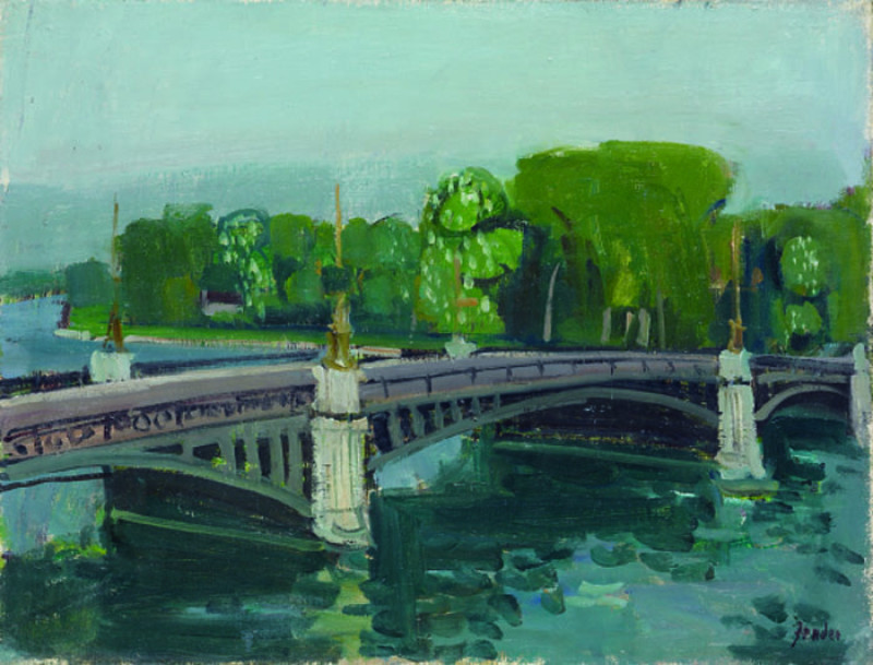 Le pont de Suresne, um 1950